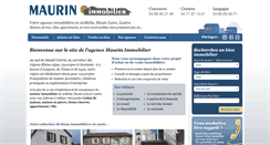 Desktop Screenshot of maurin-immobilier.com