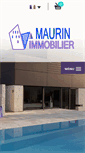 Mobile Screenshot of maurin-immobilier.fr
